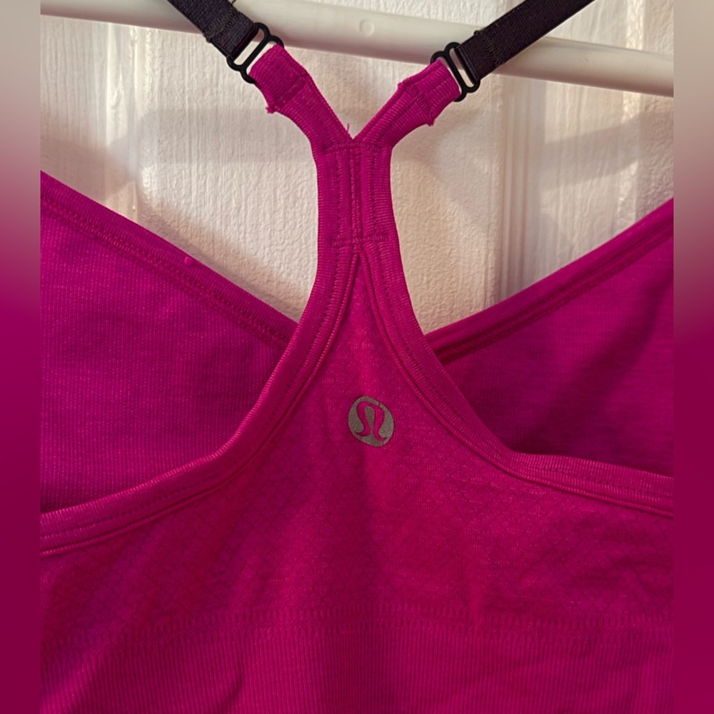 Lululemon Hot Pink Racerback Tank - Picture 3 of 5